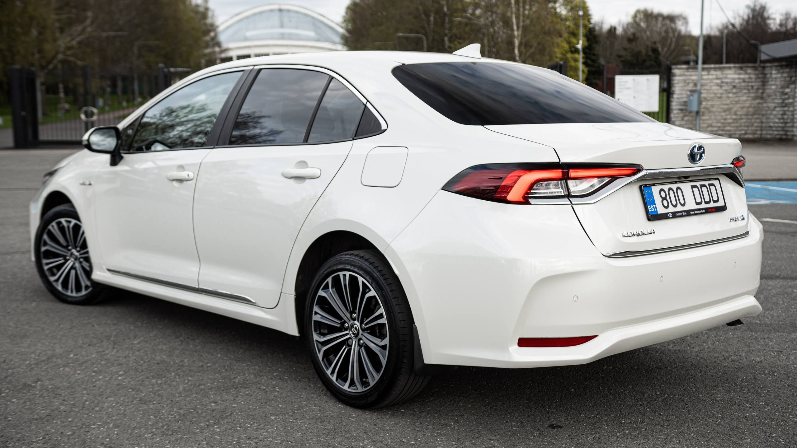 2020 Toyota Corolla Hybrid — rear view